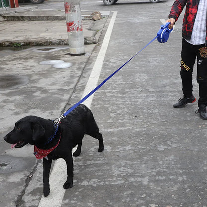 Dog Leash With Water Container Foldable Bowl And Waste Bags