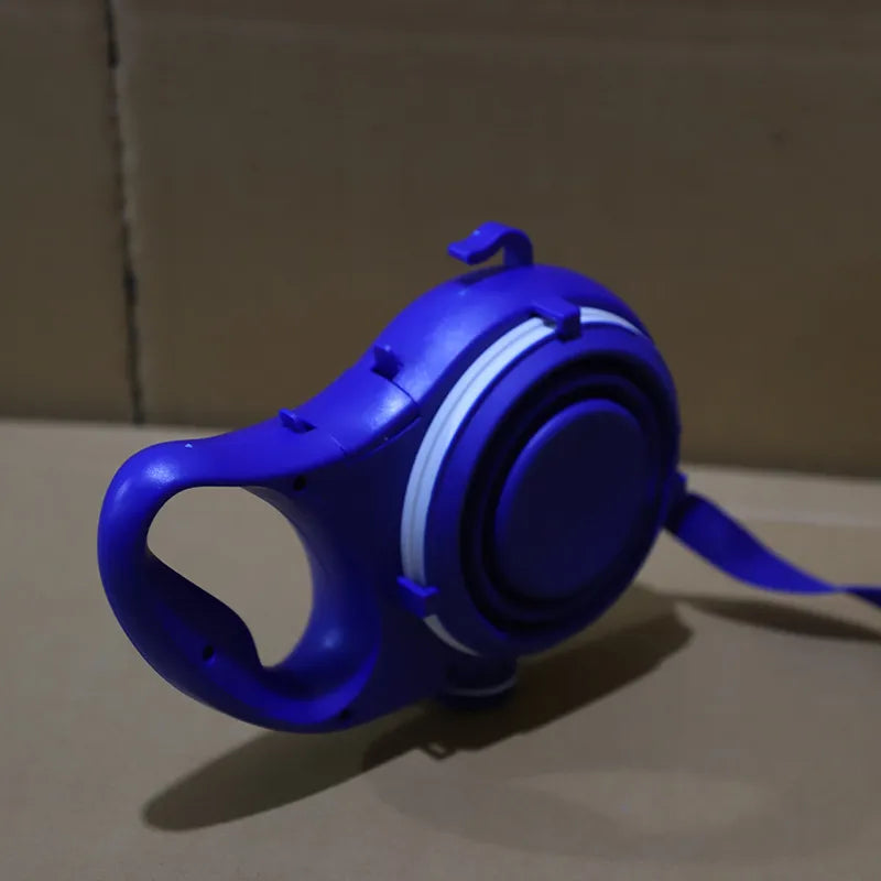 Dog Leash With Water Container Foldable Bowl And Waste Bags