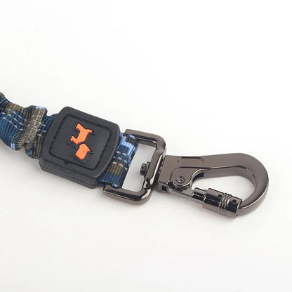 Elasticated Dog Lead With Shock Absorption - Adjustable Nylon Lead For Dogs