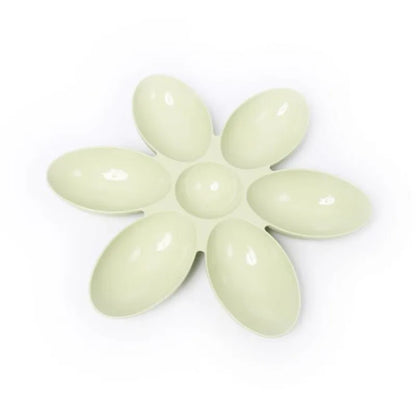 Flower-shaped Feeding Dish For Cats - 6 Bowls In Different Colors