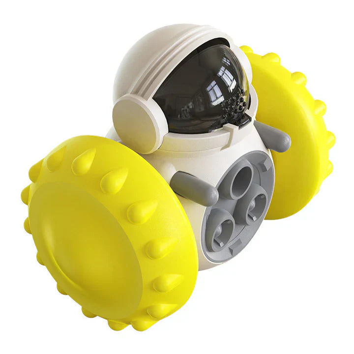 Interactive Feeding Toy With Wheels For Pets