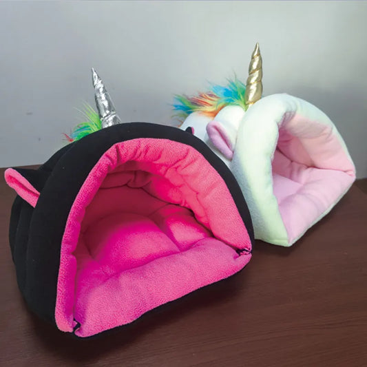 Cat Bed In Unicorn Design - Cozy Pet Bed For Cats And Small Dogs