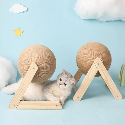 Cat Scratching Ball Made Of Sisal