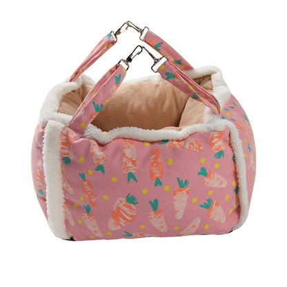 Cat Sleeping Basket With Cute Cat Pattern - Soft And Cosy Basket For Cats