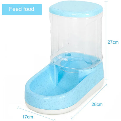 Automatic Food And Water Dispenser For Dogs And Cats With Large Storage Container