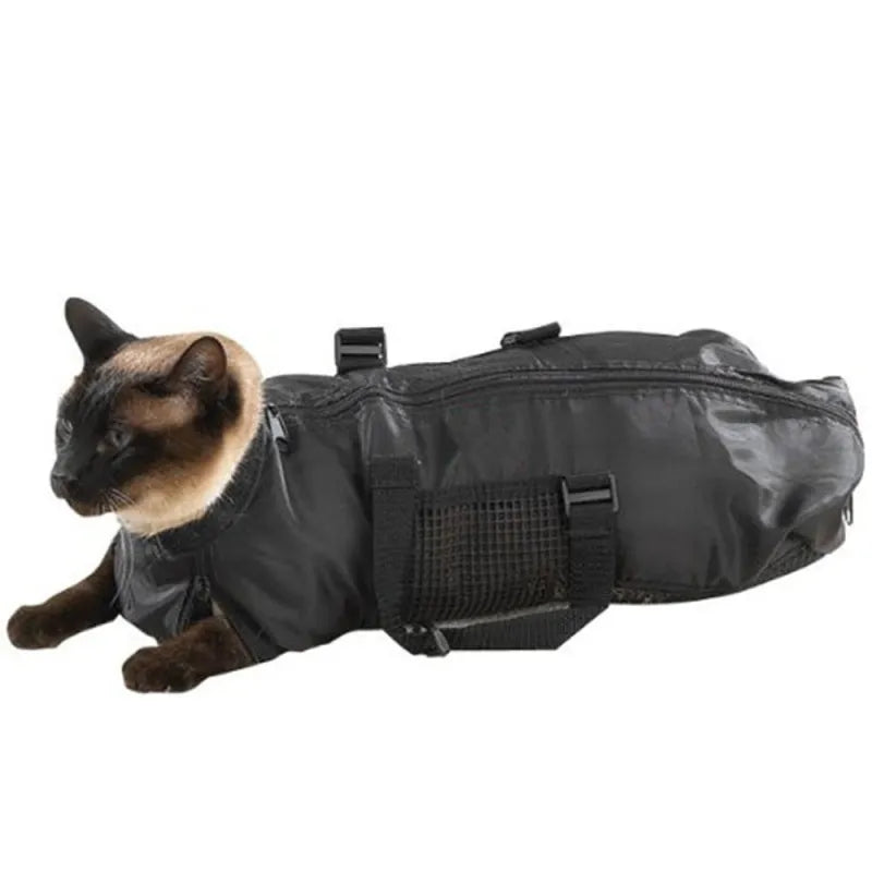 Cat Grooming Bag For Claw Trimming And Grooming - Comfortable And Safe