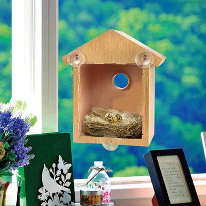 Window Birdhouse With Suction Cups