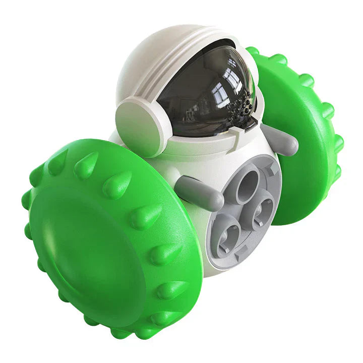 Interactive Feeding Toy With Wheels For Pets