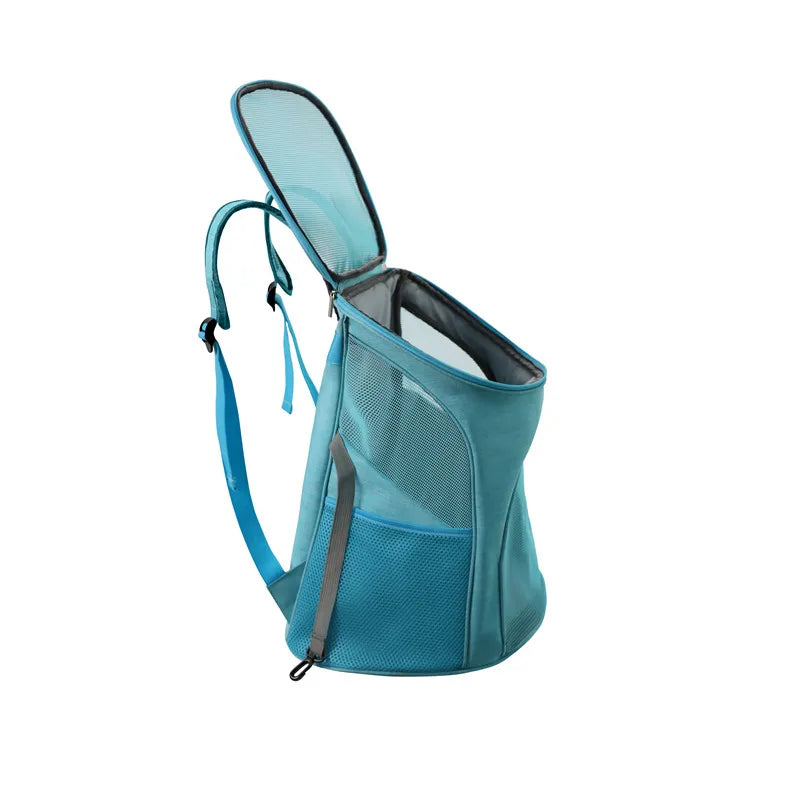 Pet Carrier Backpack With Mesh Design - Comfortable Transport Bag For Cats And Small Dogs
