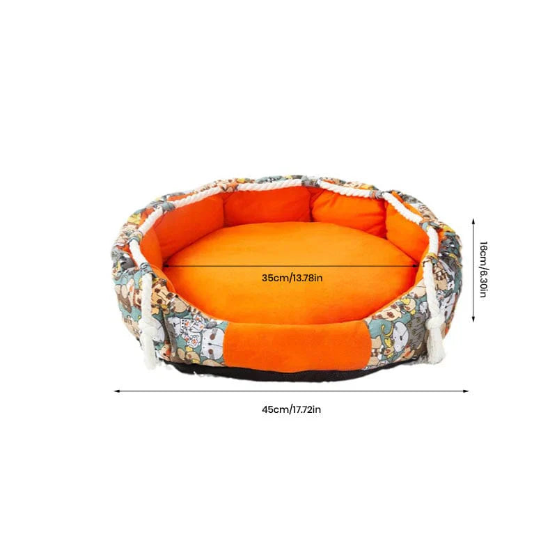 Durable Dog Bed With Pocket Function And Chew Rope