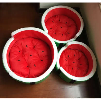 Dog Bed in Watermelon Design for Comfort and Relaxation