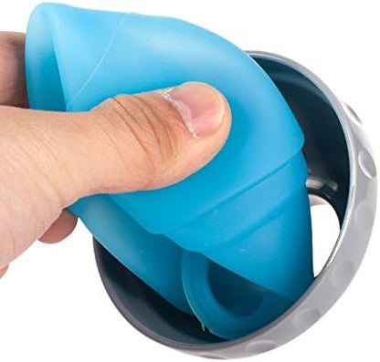 Portable Drinking Bottle For Pets With Integrated Bowl And Carabiner