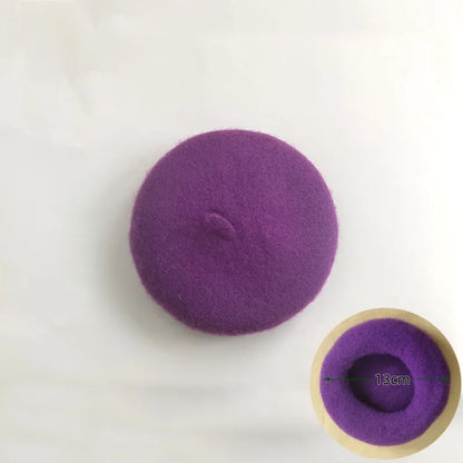 Felt Baret For Pets In 3 Colours - Fashionable Accessory For Dogs And Cats