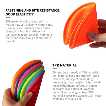 Dog Toy Frisbee - Robust Throwing Disc For Active Play