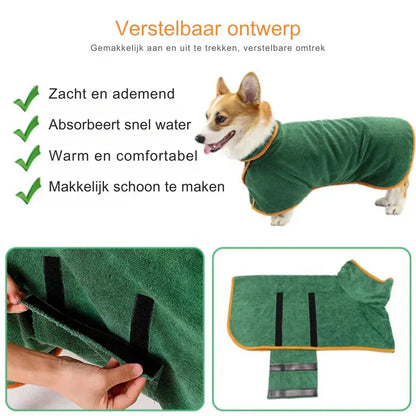 Comfortable Dog Bathrobe