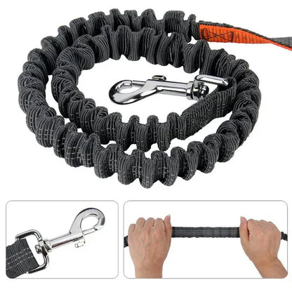 Free - Handed Running Lead With Hip Belt For Dogs