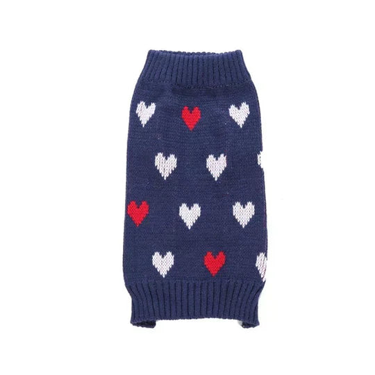 Christmas Dog Jumper With Snowflakes
