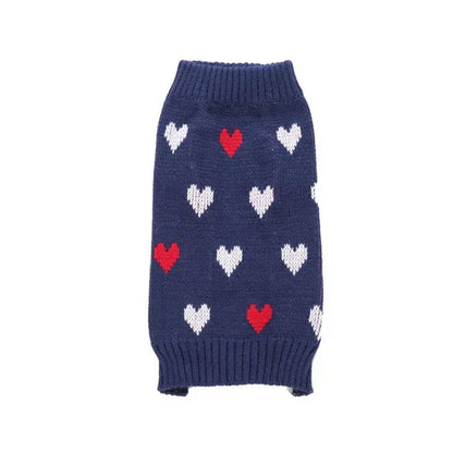Christmas Dog Jumper With Snowflakes