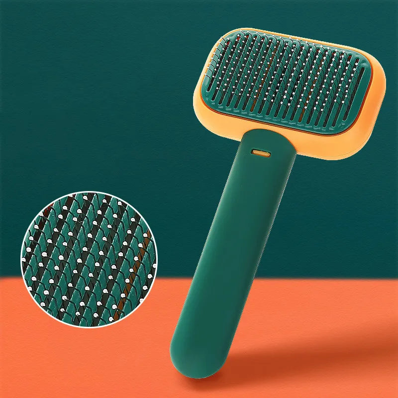 Hairbrush With Detangling Function - Innovative Design For Pain Relief And Quick Detangling