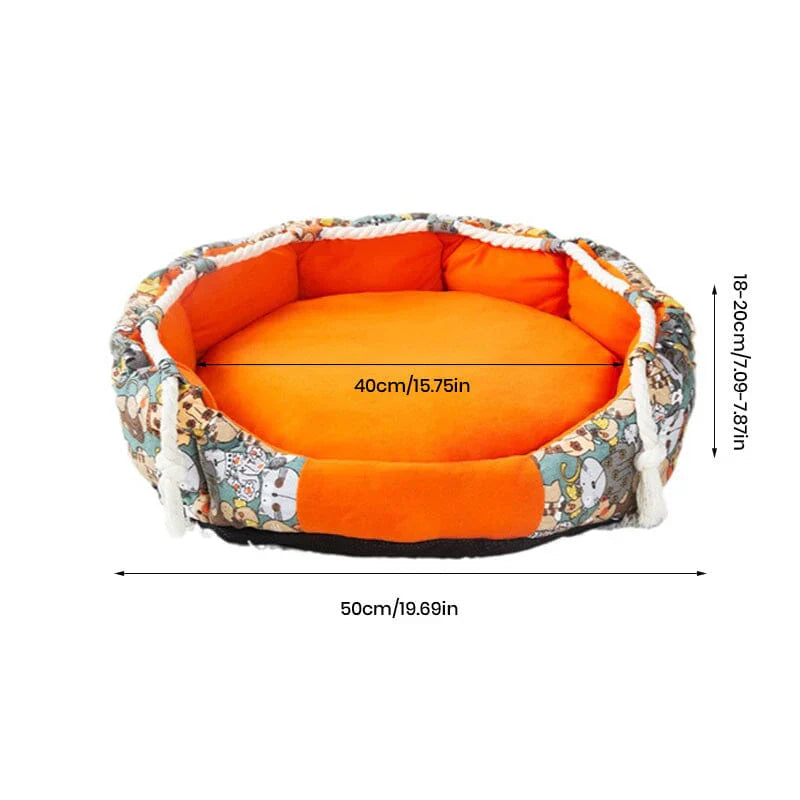 Durable Dog Bed With Pocket Function And Chew Rope