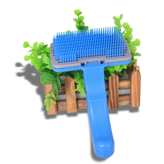 Pet Fur Brush Made Of Plastic For Dogs And Cats Gently Detangles The Fur