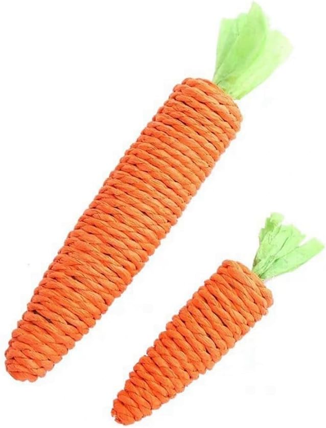 Cat Scratching Carrot - Interactive Sisal Toy For Playful House Cats