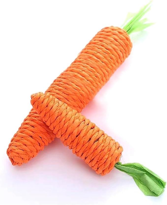 Cat Scratching Carrot - Interactive Sisal Toy For Playful House Cats