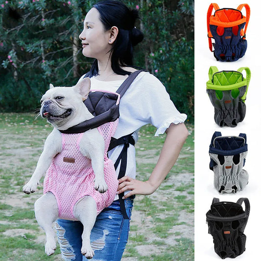 Portable Dog Carrier Backpack - Comfortable And Breathable For Pets
