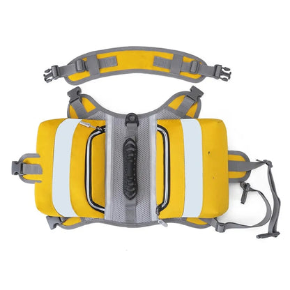 Dog Life Jacket With Reflective Stripes - Waterproof Safety Vest For Dogs