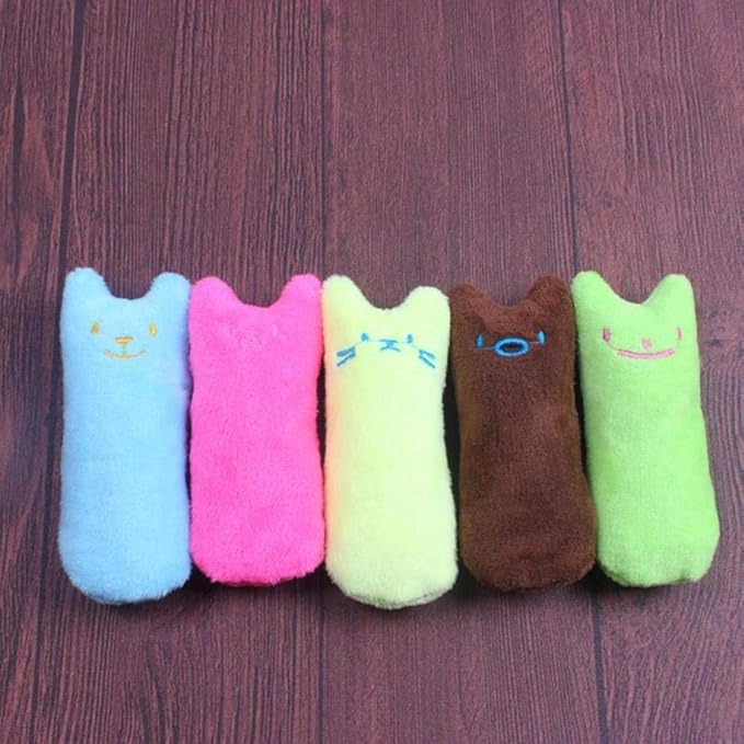 Teeth Grinding Catnip Toy Funny Interactive