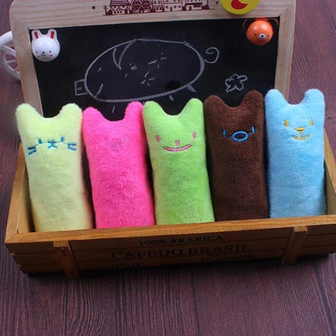 Teeth Grinding Catnip Toy Funny Interactive