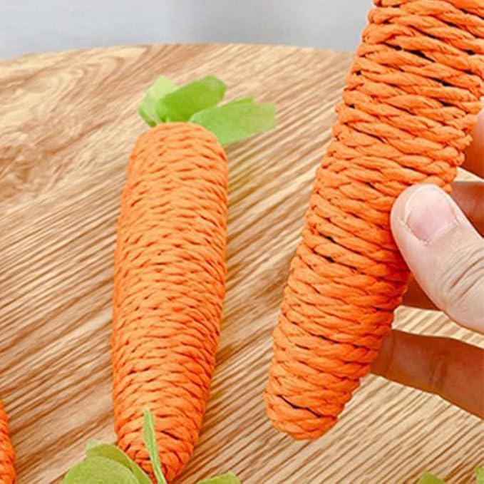 Cat Scratching Carrot - Interactive Sisal Toy For Playful House Cats
