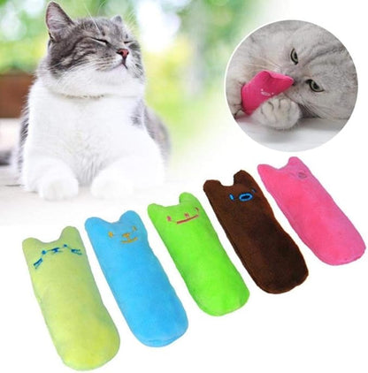 Teeth Grinding Catnip Toy Funny Interactive