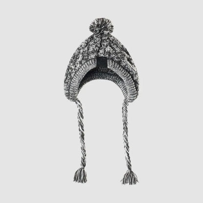 Stylish Dog Hat With Bobble - Warm Winter Hat For Small Dogs