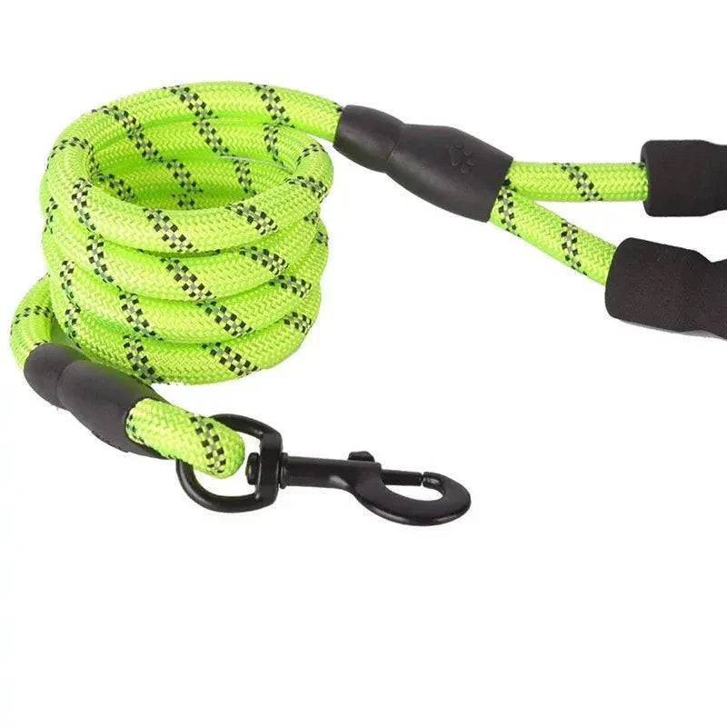 Adjustable Nylon Dog Lead With Padded Handle - Robust And Non - Slip Design