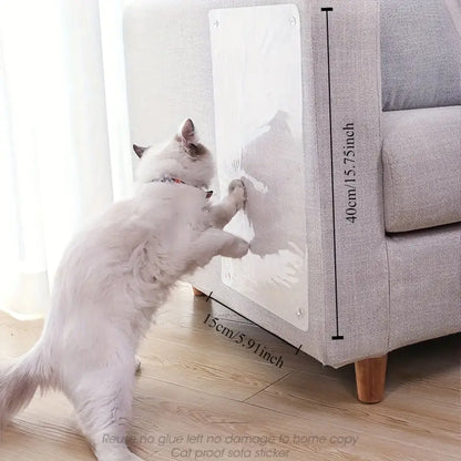 Self-Adhesive Cat Furniture Scratch Protector - Transparent