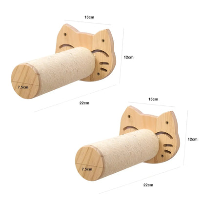 Customizable Cat Wall Scratching Tree