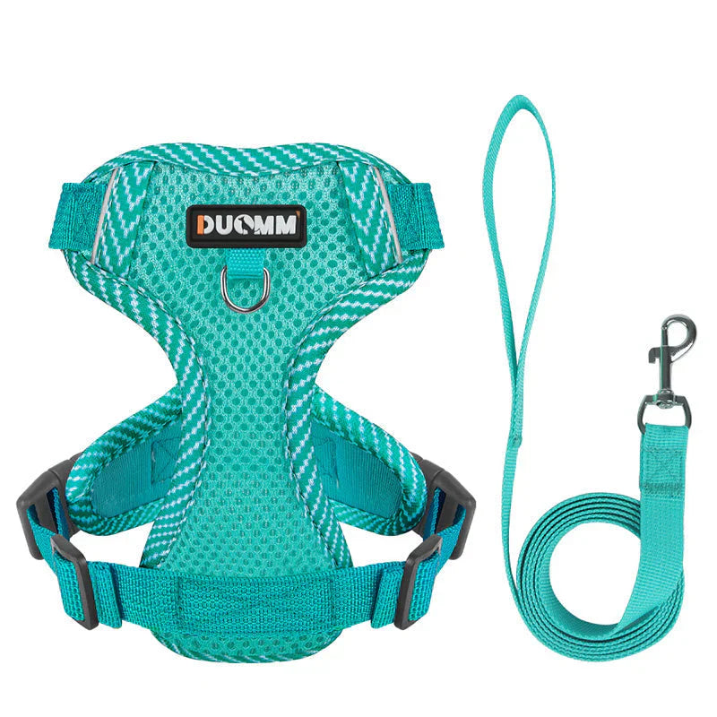 Reflective Dog Harness with Leash for Small Dogs