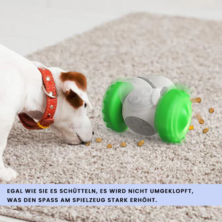 Interactive Feeding Toy With Wheels For Pets