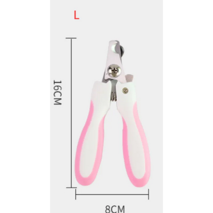 Claw Scissors for Pets with Safety Lock and File