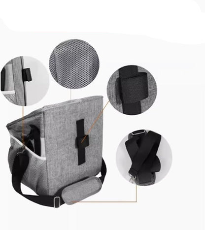Dog Carrier For The Car - Compact And Safe Dog Carrier Bag With Sturdy Structure