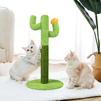 Cat Cactus Scratching Post Made Of Sisal