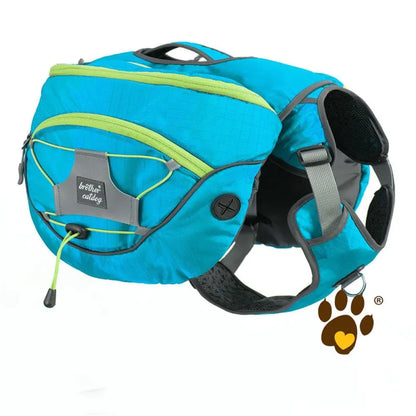 Dog Hiking Rucksack With Waterproof Pockets - Portable Dog Carrier For Outdoor Activities