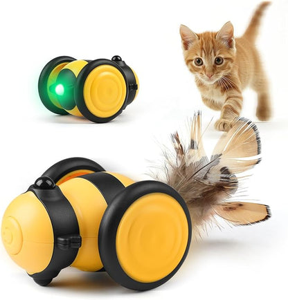 Remote-controlled cat toy