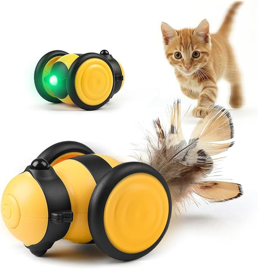Remote-controlled cat toy