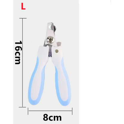 Claw Scissors for Pets with Safety Lock and File