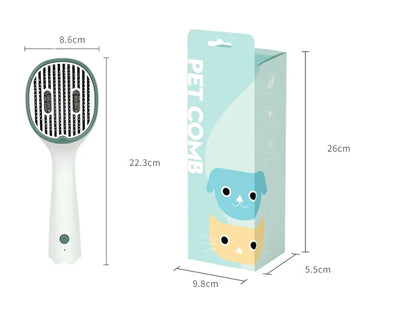 Electric Hairbrush - Fast Smoothing And Detangling Brush For Straight Hair