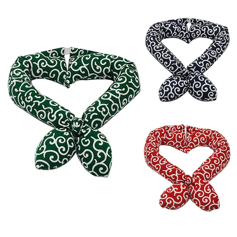 Cooling Dog Bandana With Traditional Pattern For Hot Days