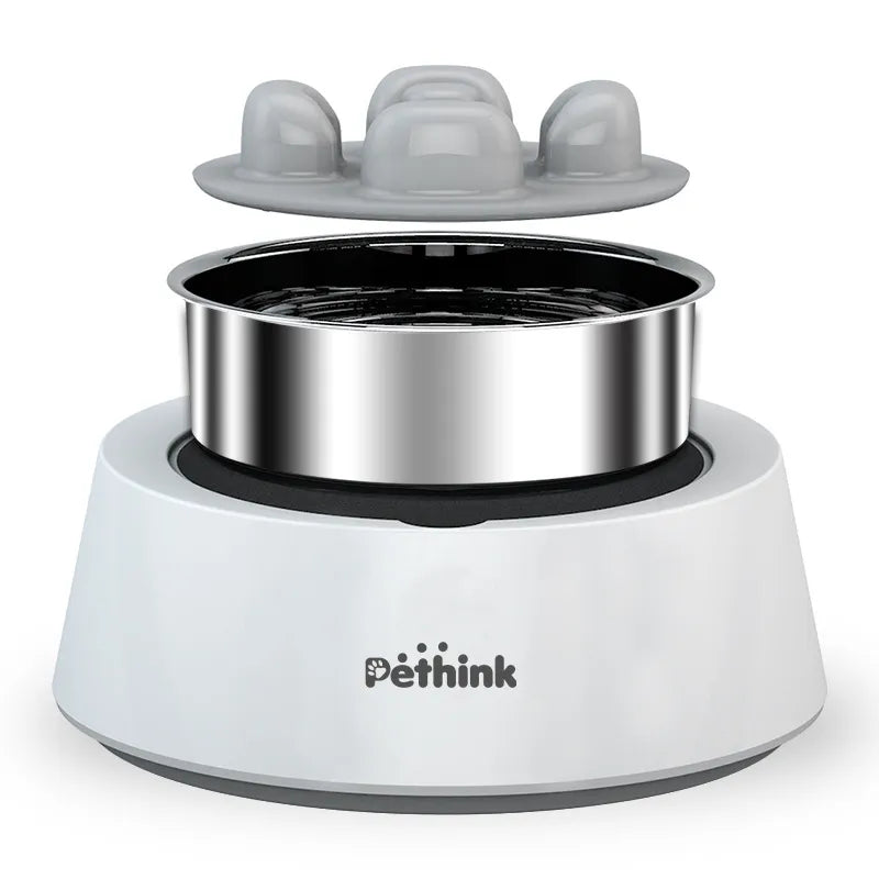 Automatic Food Dispenser For Dogs And Cats - Interactive Food Bowl With Digital Display