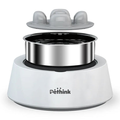 Automatic Food Dispenser For Dogs And Cats - Interactive Food Bowl With Digital Display